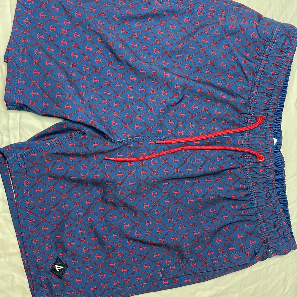 Sperry mens Anchor stretch swim trunks